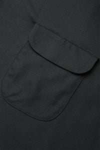 Wearmasters Lot.877 Flap Pocket Rayon Shirt L/S - Black