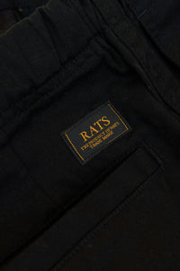 RATS Cotton Easy Pants - Black