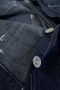 TCB Jeans Catface 10.2oz Denim Work Trousers - Indigo