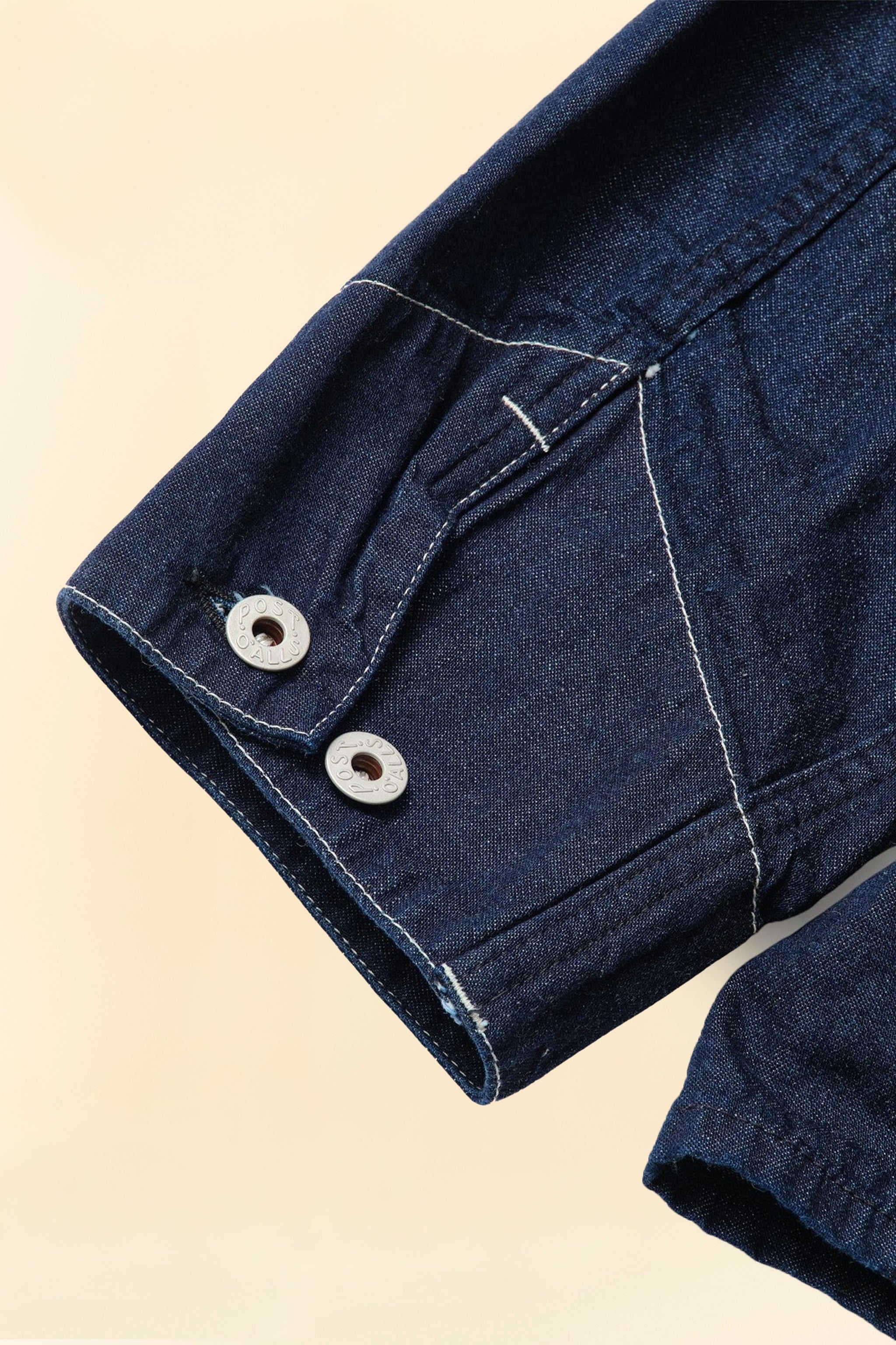 meem POST O’ALLS デニムカバーオール（USA製）Sサイズ Post O' Alls(ポストオーバーオールズ)/POST 43 : 8oz. Vintage Denim
