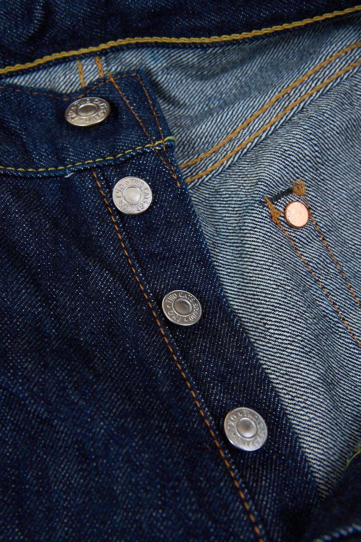 TCB Jeans 50's XX Mid Rise Straight Denim - 13.5oz