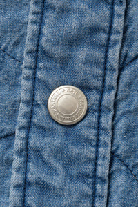 Rats Denim Quilted Shirt Jacket