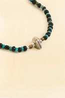 Sunku Antique Beads Bracelet - Black/Turquoise