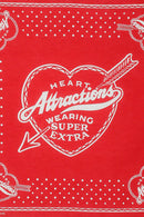 Wearmasters Heart Attractions Bandana -Red