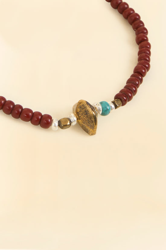 SunKu Antique Beads Bracelet-  Brown
