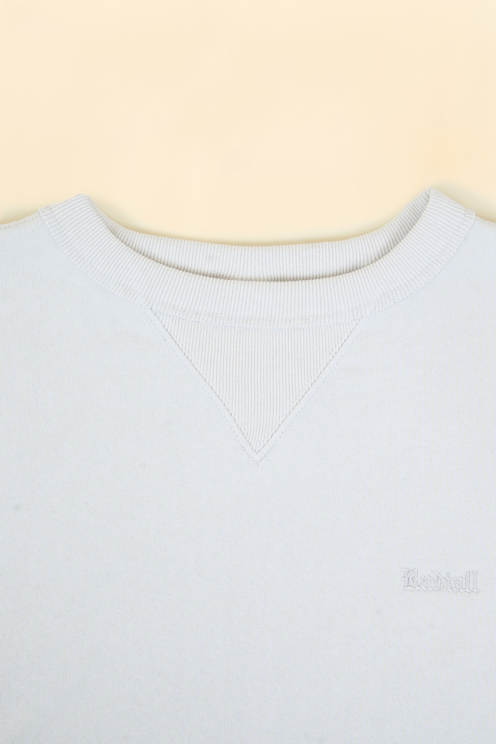 Radiall Sidevalve Loopwheel Sweatshirt - Snow White