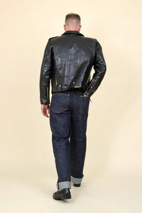 Double Helix 'Innovator' Horsehide Leather Jacket - Black - Double Helix - URAHARA