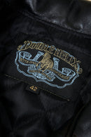 Double Helix 'Innovator' Horsehide Leather Jacket - Black - Double Helix - URAHARA