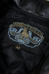 Double Helix 'Innovator' Horsehide Leather Jacket - Black - Double Helix - URAHARA