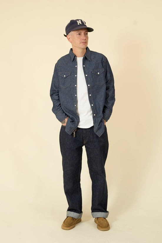 Dubble Works Lot. 43001 Western Shirt - Indigo