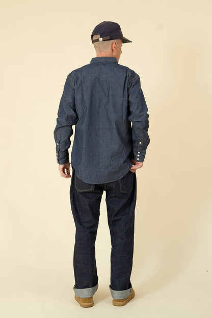 Dubble Works Lot. 43001 Western Shirt - Indigo - Dubble Works - URAHARA