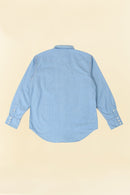 Dubble Works Lot. 43001 Western Shirt - Sax Blue - Dubble Works - URAHARA