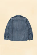 Rats Stand Collar Denim Shirt Indigo