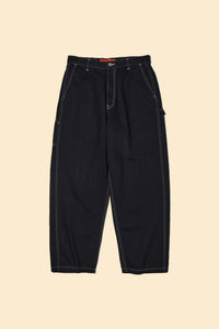 Radiall Chev Wide Fit Carpenter Pants - Black