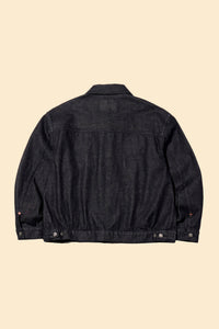 Radiall Classic 350 Top Trucker Jacket - Deep Black