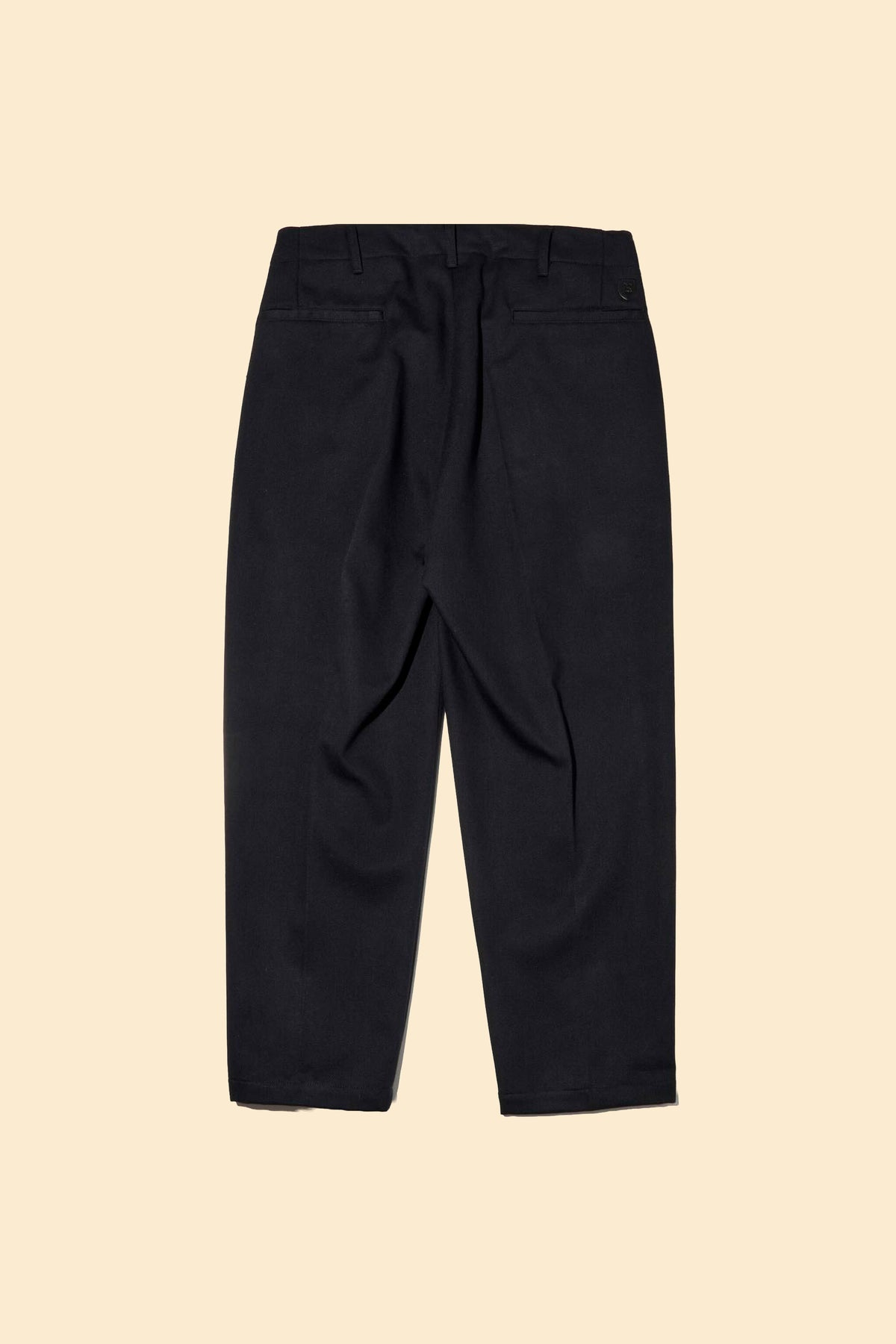 Radiall Fleetline Wide Fit Pleated Trousers - Black