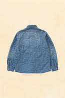 Rats Denim Quilted Shirt Jacket