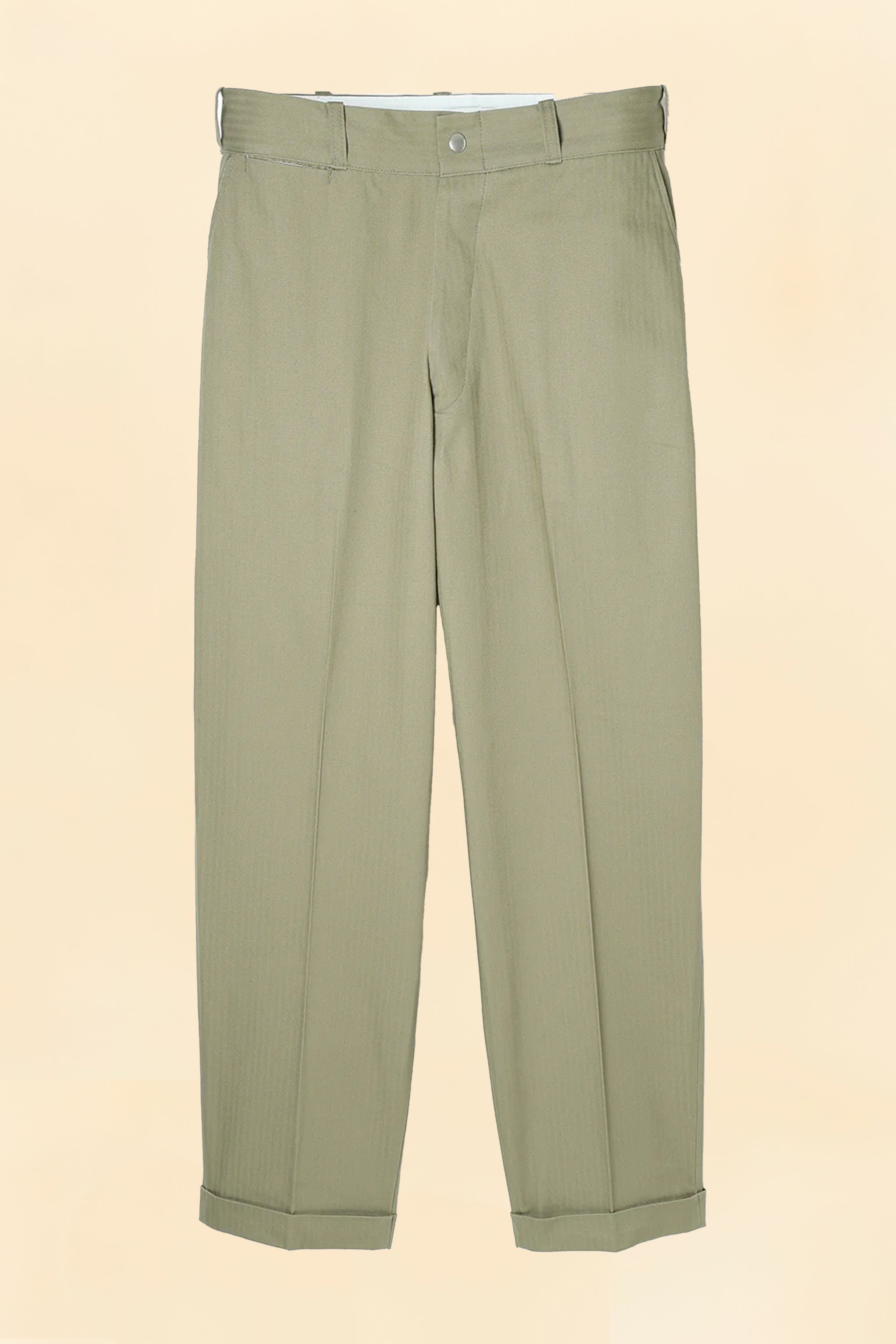 Wearmasters Lot.720 Heritage Trousers / US Navy Herringbone -Khaki