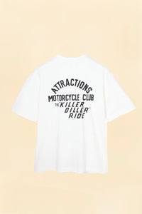 Wearmasters Flying Wheel T-Shirt -White