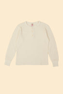 UES Big Waffle Henley Neck Thermal - Off White