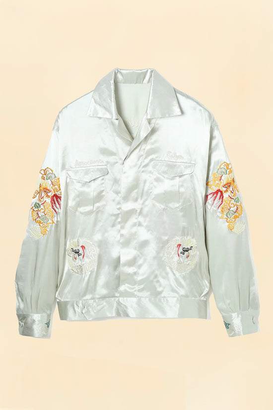 Wearmasters Lot.873 Souvenir Rayon Jacket -White