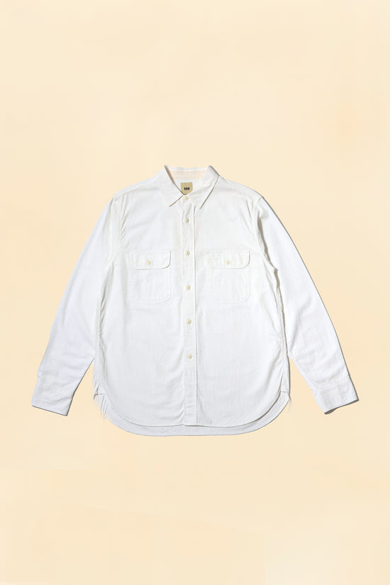 FOB Factory Oxford Work Shirt - White