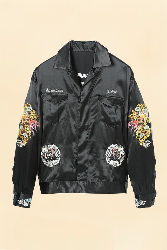 Wearmasters Lot.873 Souvenir Rayon Jacket -Black
