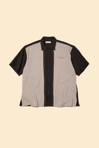 Radiall Fleetline Short Sleeve Shirt - Ink Black/Gray