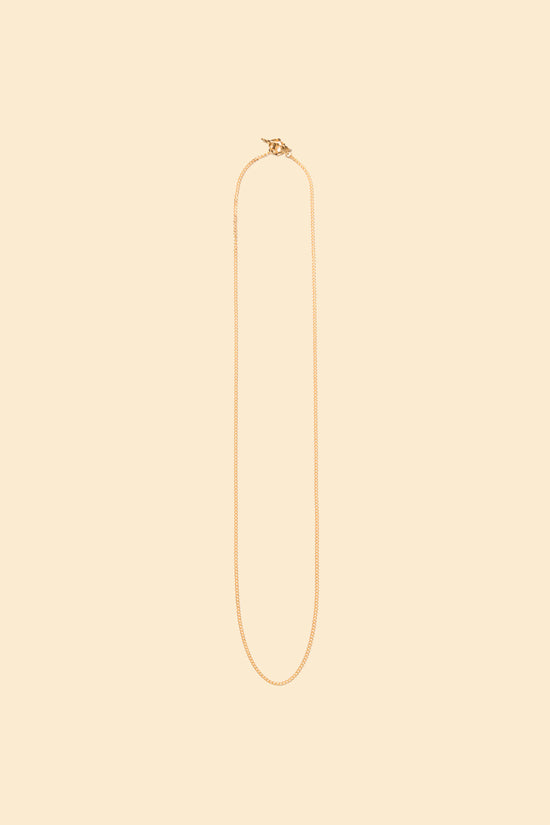 Radiall Curb T-Bar Necklace - Gold