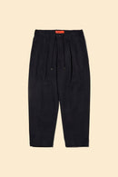 Radiall Fleetline Wide Fit Pleated Trousers - Black