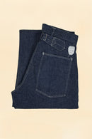 TCB Jeans Catface 10.2oz Denim Work Trousers - Indigo