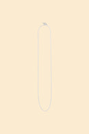 Radiall Curb T-Bar Necklace - Silver