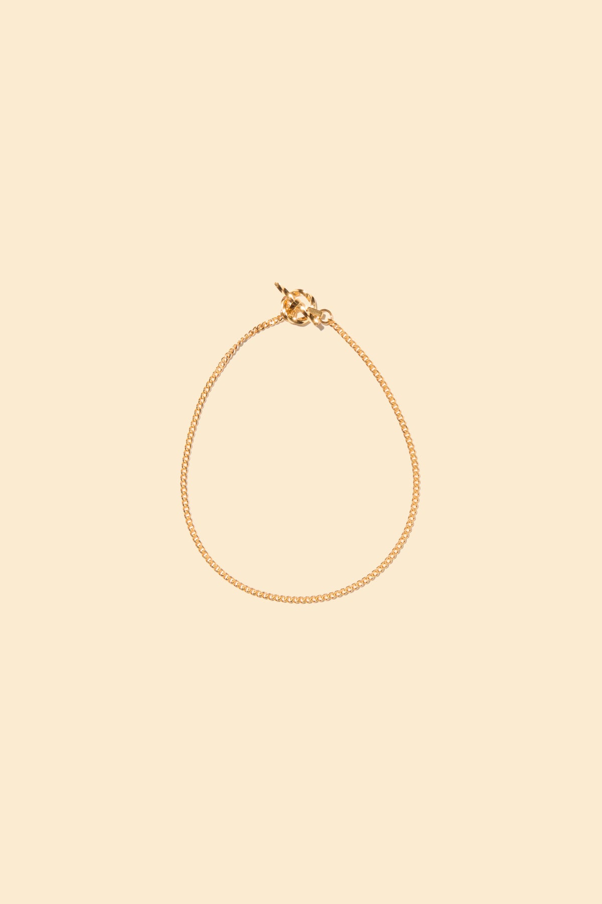 Radiall Curb T-Bar Bracelet - Gold