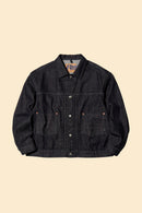 Radiall Classic 350 Top Trucker Jacket - Deep Black