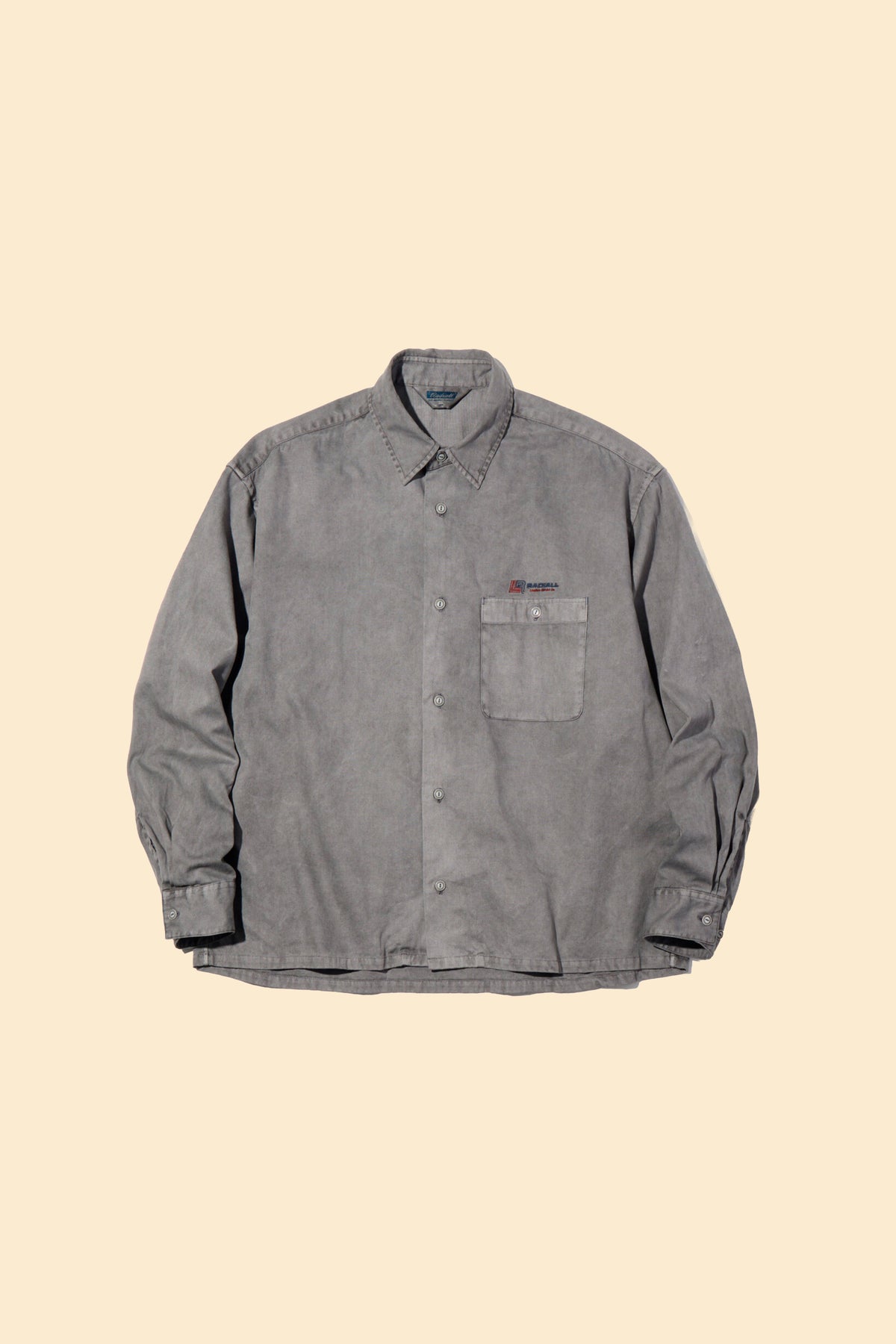 Radiall Lowlane Long Sleeve Shirt - Faded Black