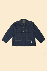 TCB Jeans Catface Pullover Shirt - Indigo