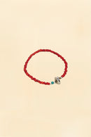 SunKu Antique Beads Bracelet - Red