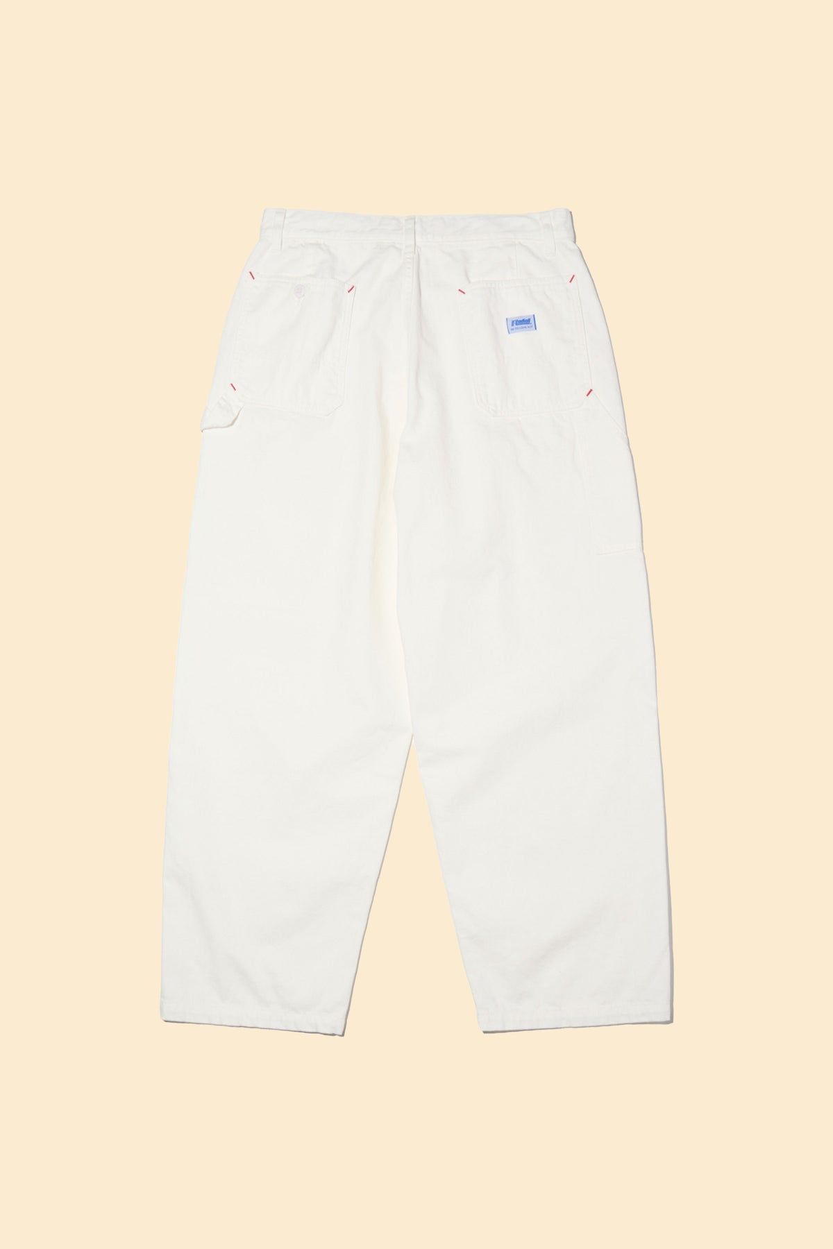 Radiall Chev Wide Fit Carpenter Pants - White