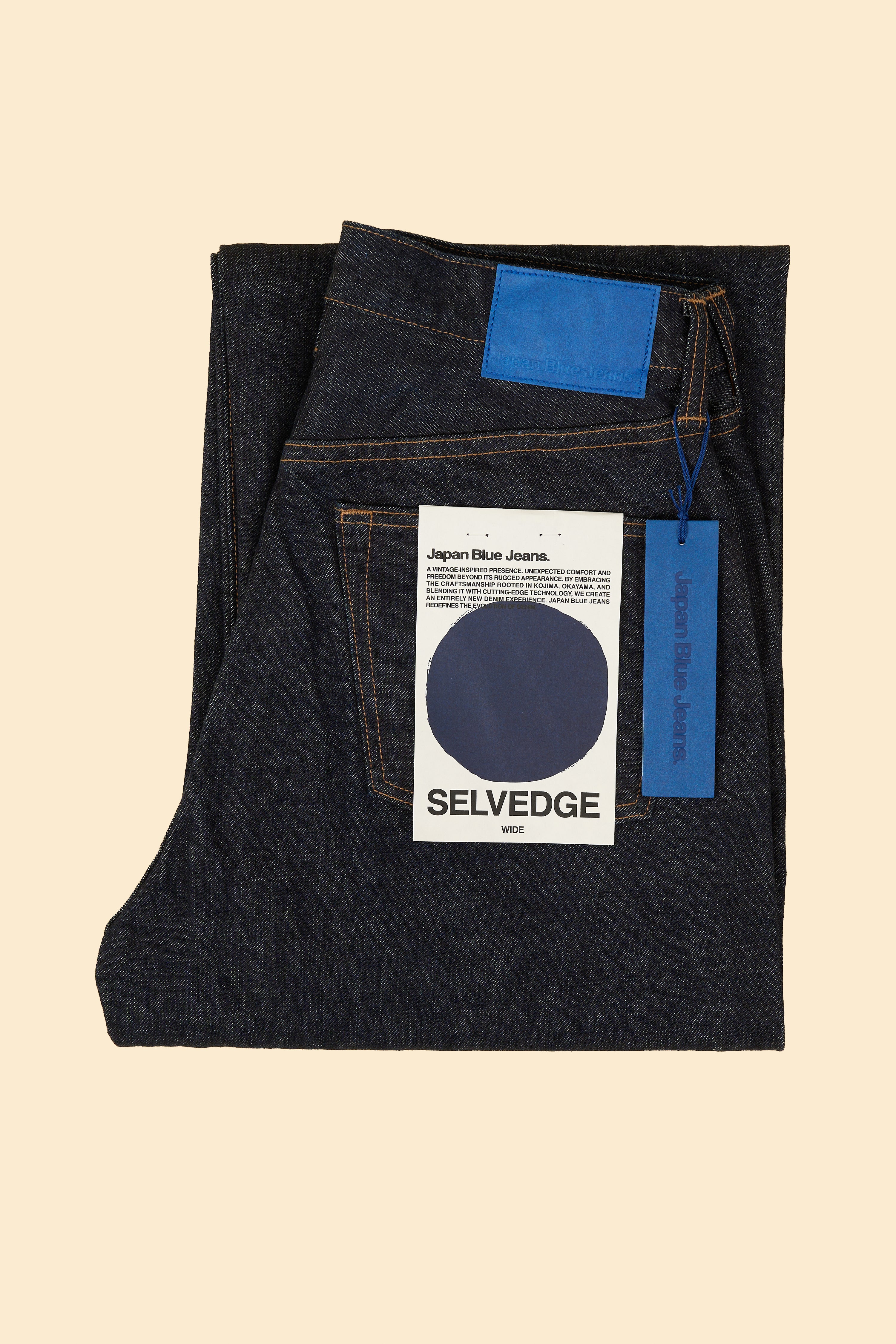 Japan Blue Jeans J504 Africa Loose Fit Mid Wash Selvedge Denim