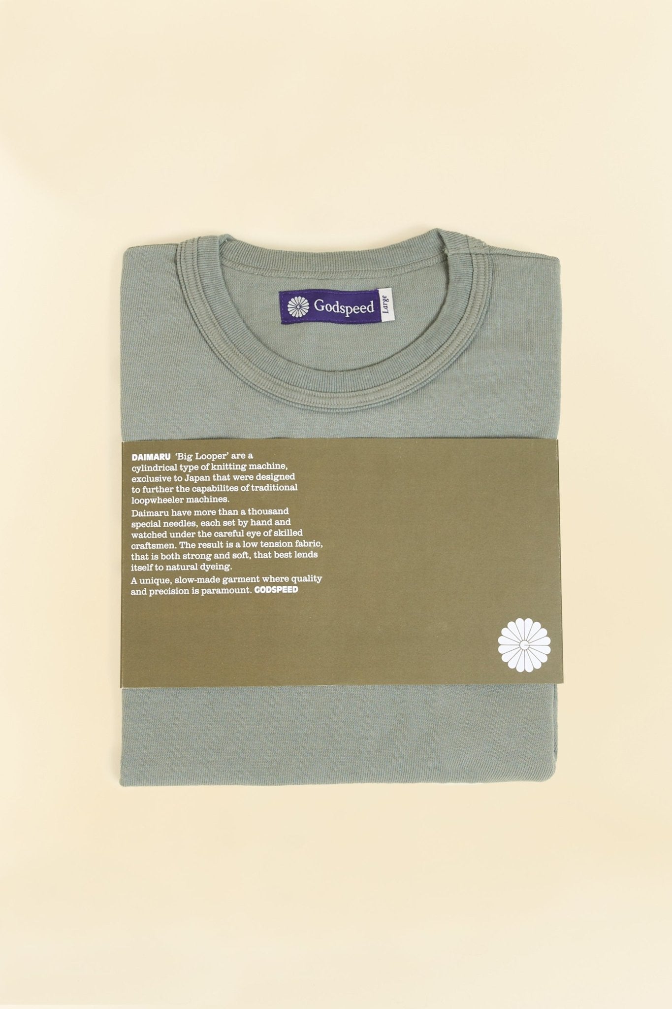 Godspeed Heavyweight Daimaru 10oz T-Shirt - Vintage Olive - Godspeed - URAHARA