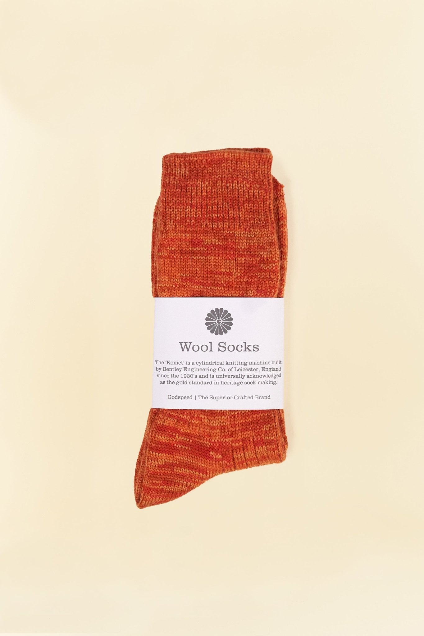 Godspeed Wool Socks - Rust – URAHARA