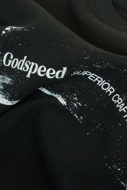 Godspeed 'Roller' Heavyweight Organic T-Shirt - Black -Godspeed - URAHARA