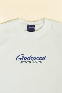 Godspeed 'Sign' Heavyweight Organic T-Shirt - White -Godspeed - URAHARA