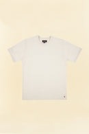 Iron Heart 11oz Cotton Knit Crew Neck T-Shirt - Cream - Iron Heart - URAHARA