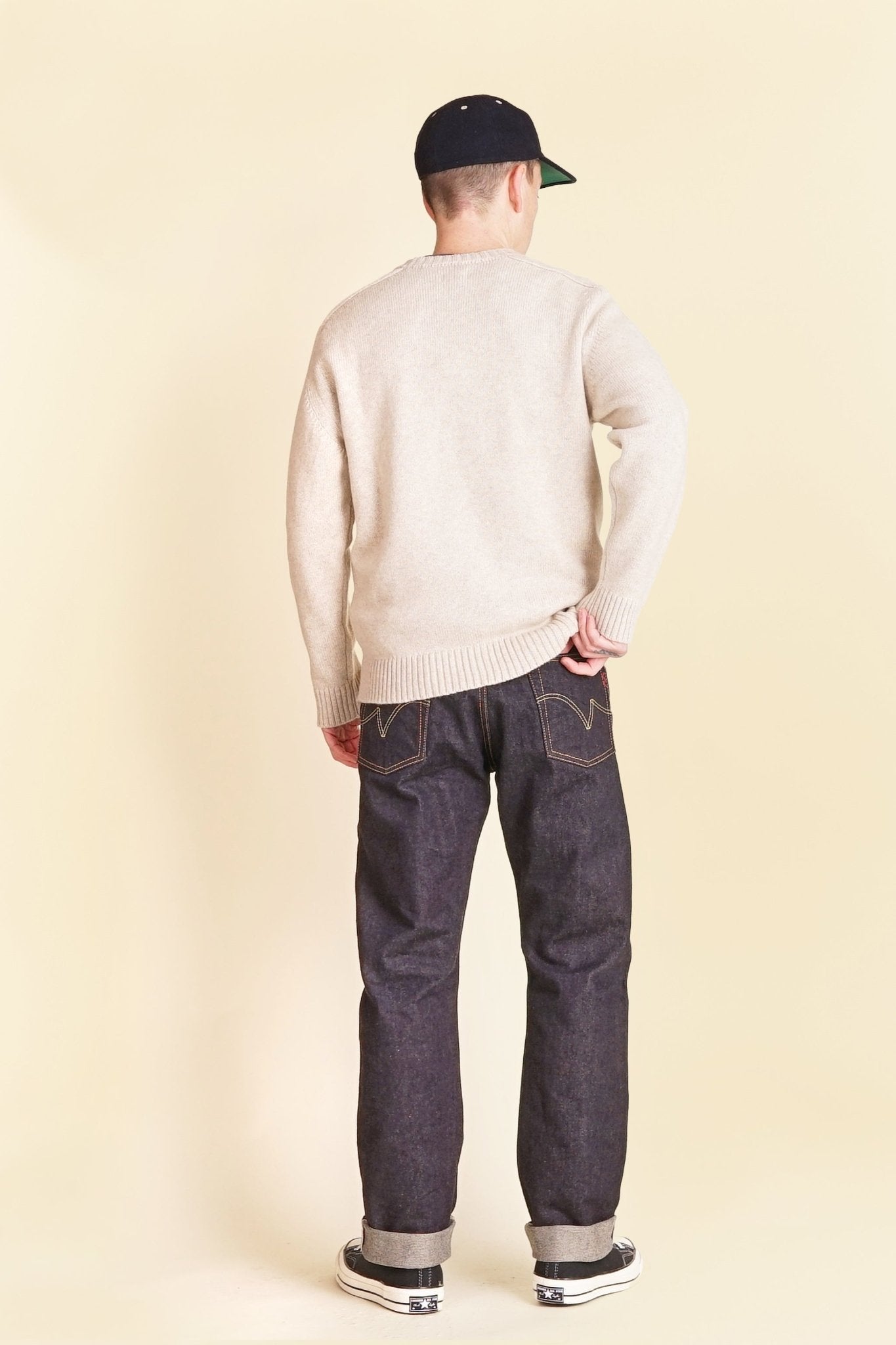 Iron Heart 14oz IH - 888S - 142 High Rise Tapered Jeans - Indigo - Iron Heart - URAHARA