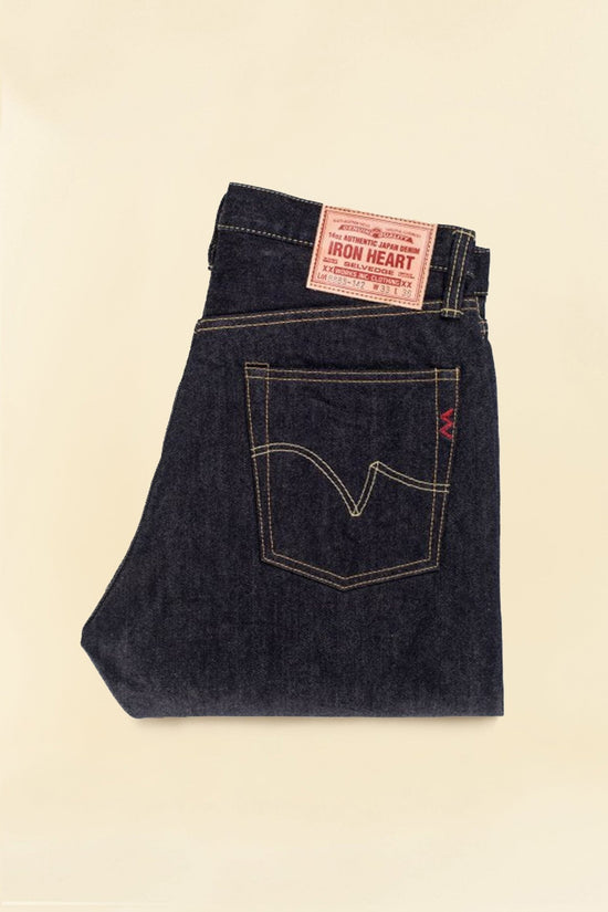 Iron Heart 14oz IH-888S-142 High Rise Tapered Jeans - Indigo