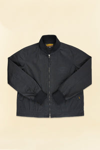 Iron Heart 7oz Rubber Wax Coated Windbreaker - Black - Iron Heart - URAHARA