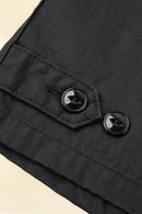 Iron Heart 7oz Rubber Wax Coated Windbreaker - Black - Iron Heart - URAHARA