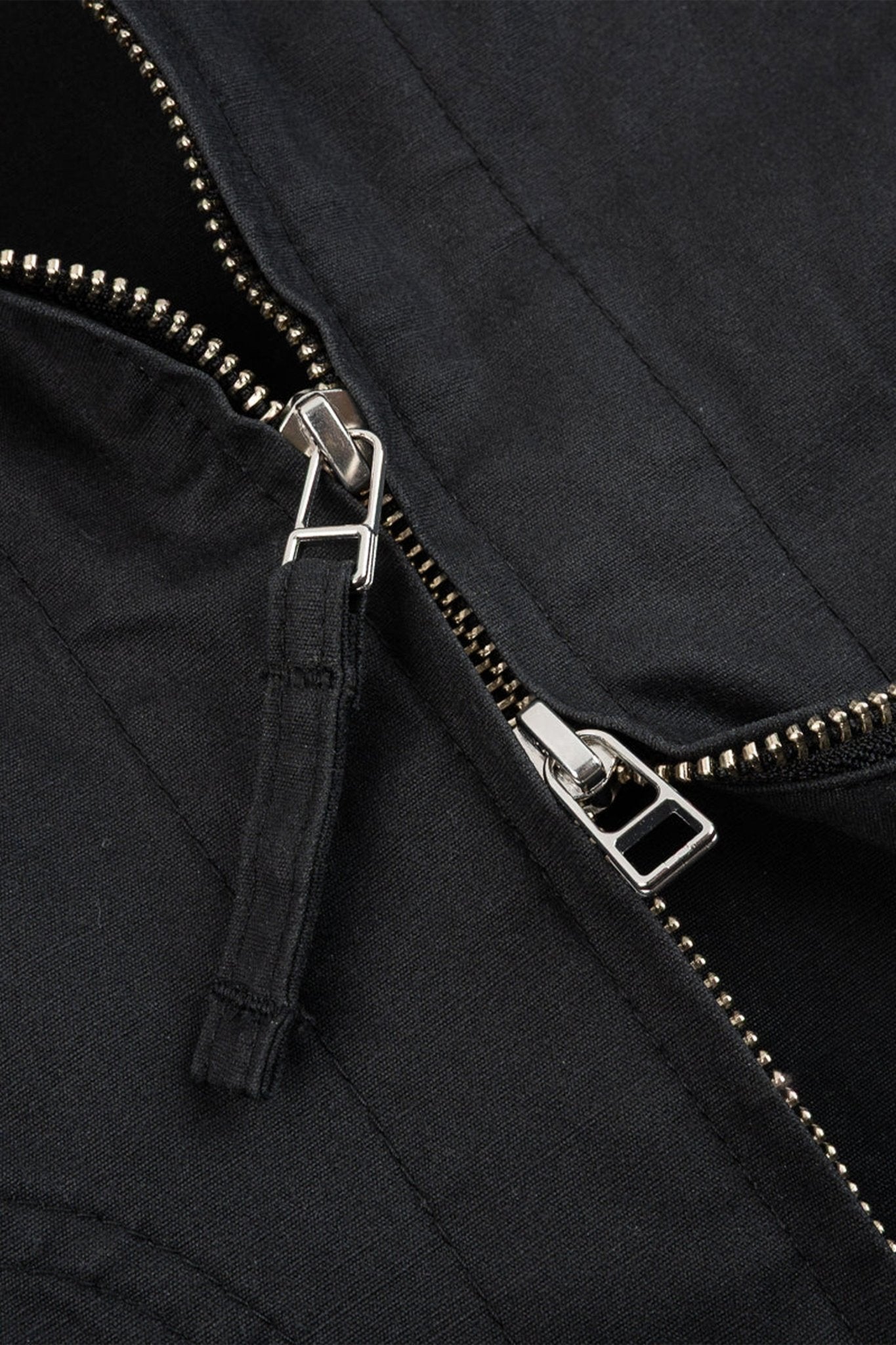 Iron Heart 7oz Rubber Wax Coated Windbreaker - Black - Iron Heart - URAHARA