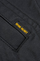 Iron Heart 7oz Rubber Wax Coated Windbreaker - Black - Iron Heart - URAHARA